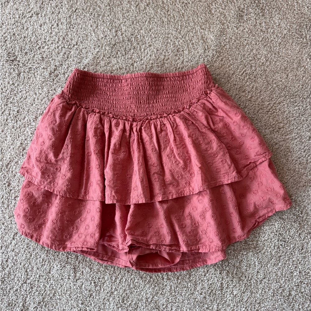 Hollister Ultra High-Rise Pink Textured Skirt